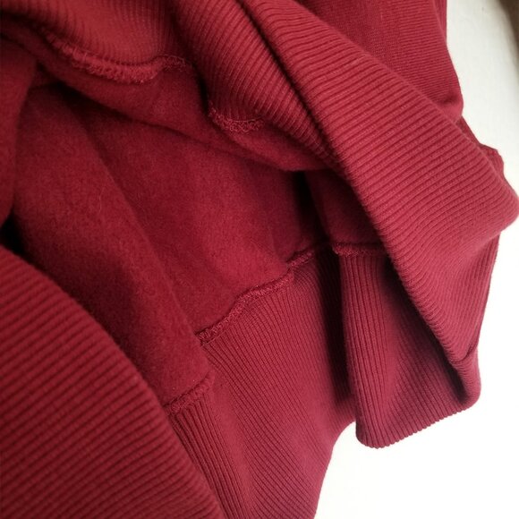 Urban Outfitters BDG Kimchi Blue Jasmine Oversized Bow Sweatshirt Burgundy S $99 - Picture 16 of 16